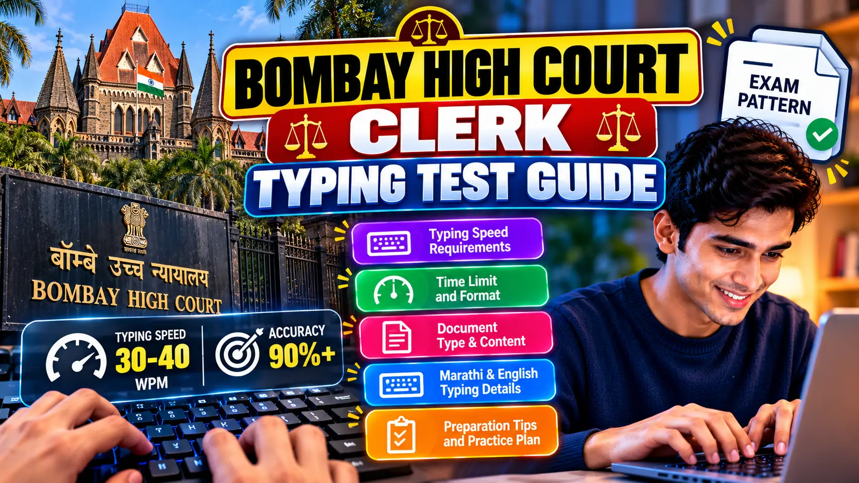 Bombay High Court Clerk Typing Test Guide