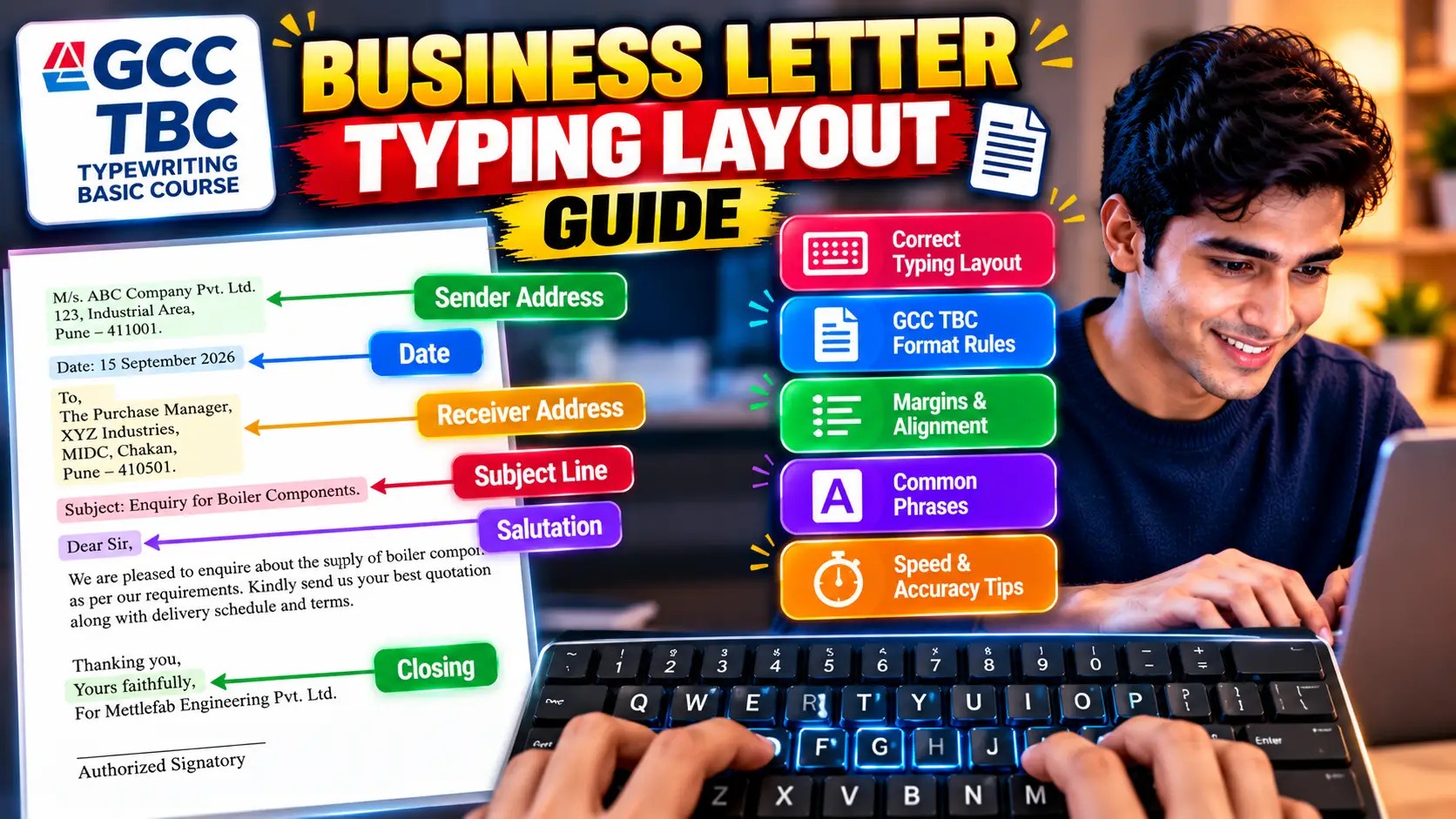 GCC-TBC Business Letter Layout Guide in MS Word
