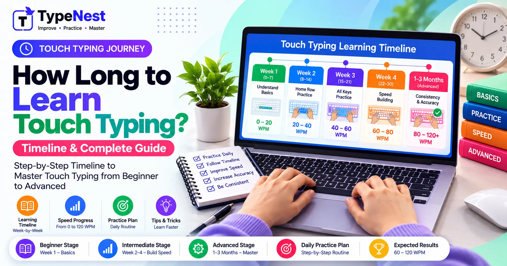How Long Does It Take to Learn Touch Typing Timeline
