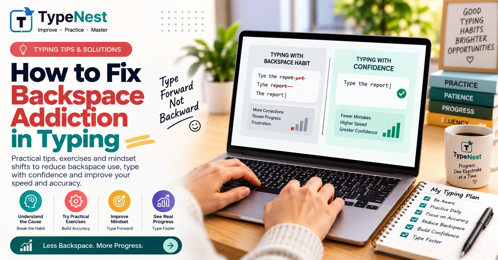Fix Backspace Addiction and Boost Net WPM