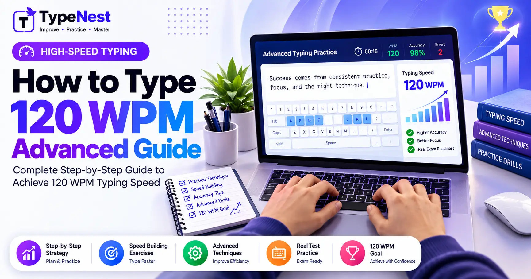 How to Type 120 WPM Advanced Guide