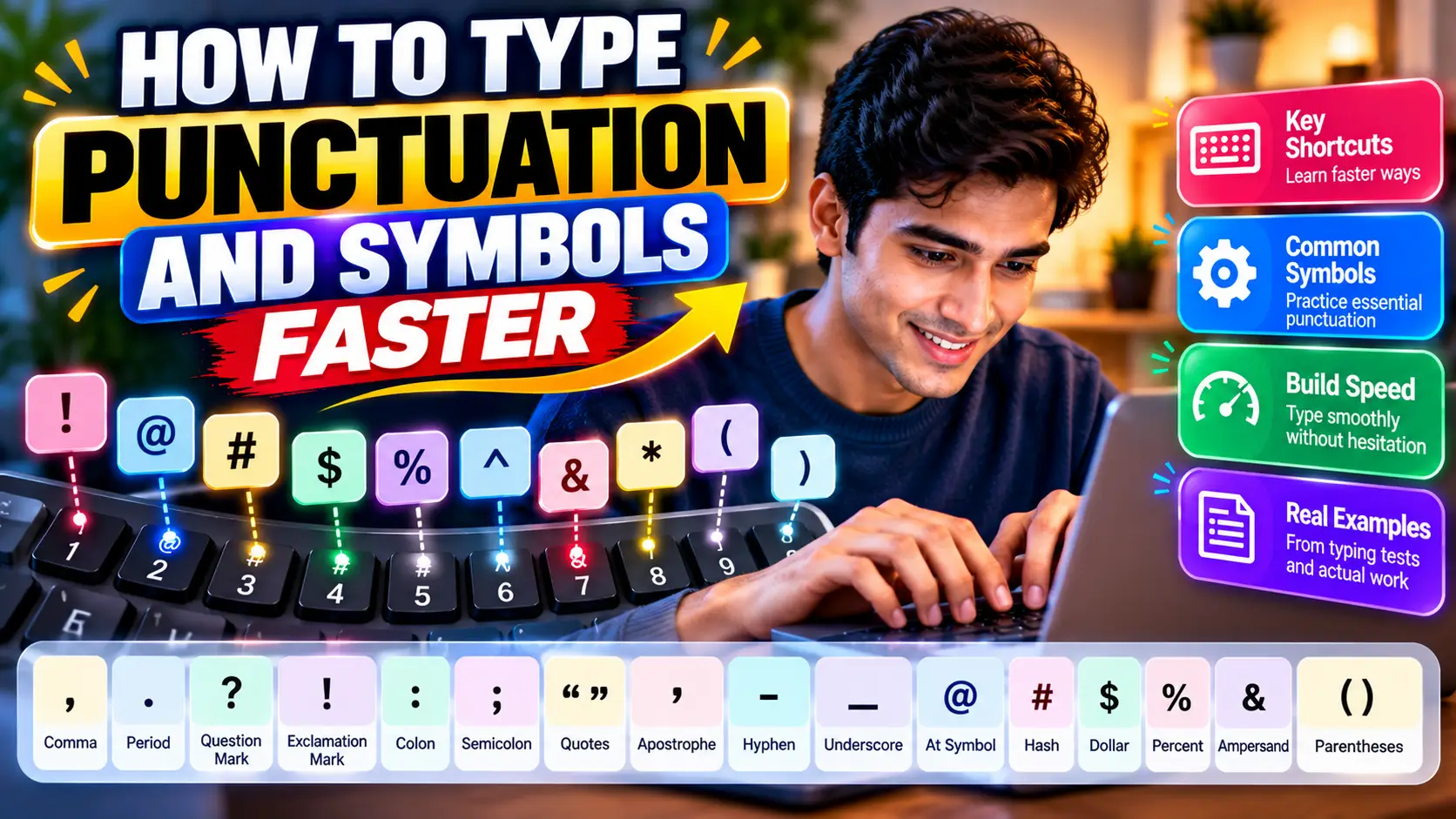 Master Punctuation and Special Symbols Typing Speed