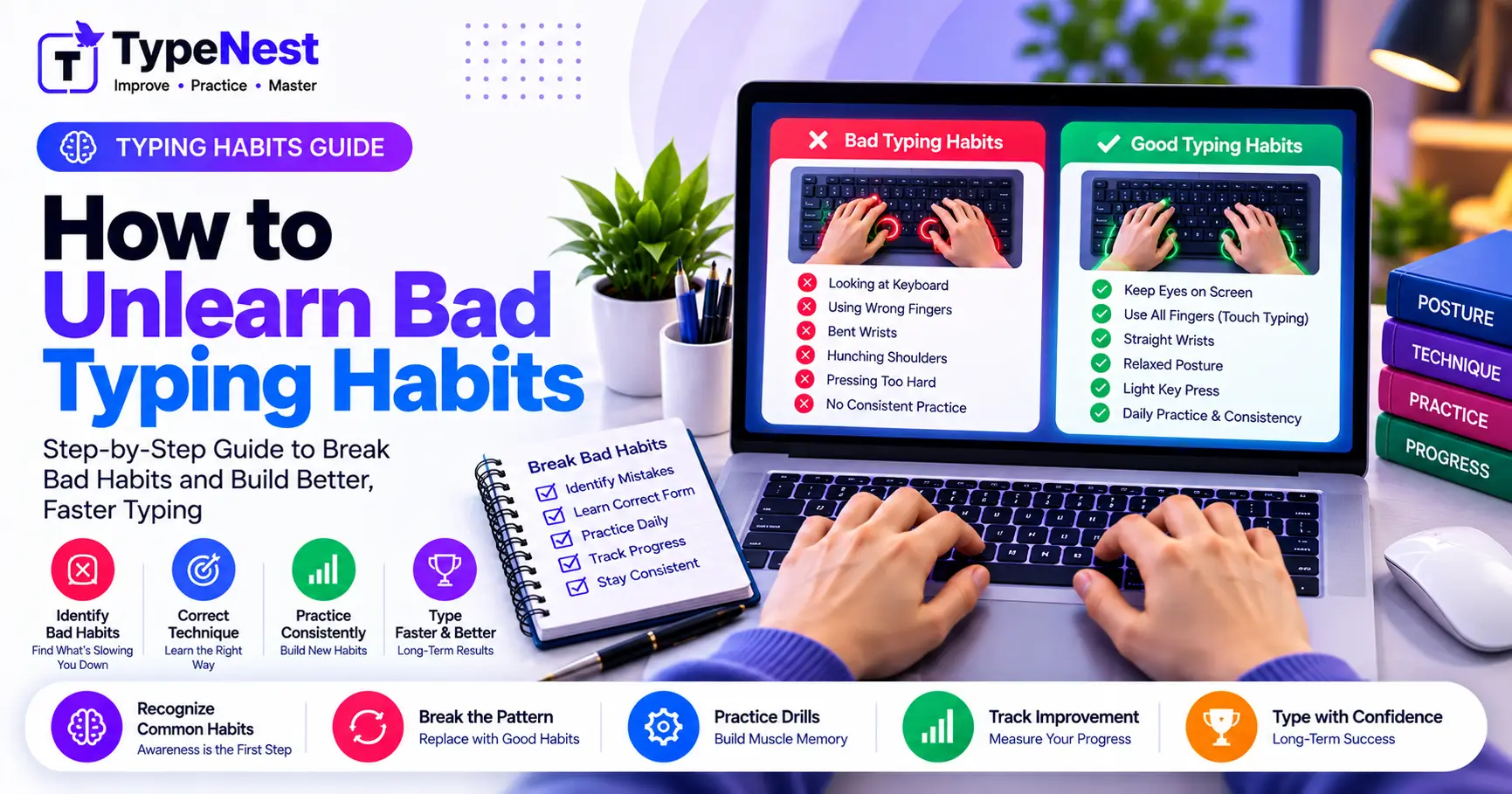 How to Unlearn Bad Typing Habits