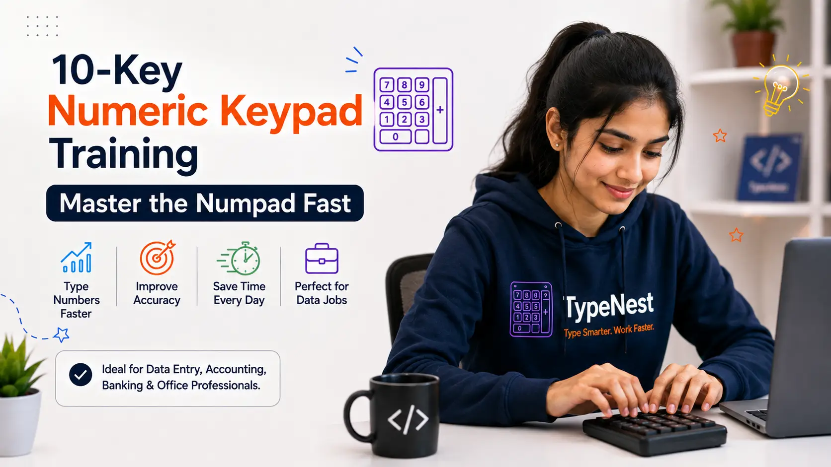 10-Key Numeric Keypad Training: Master the Numpad Fast