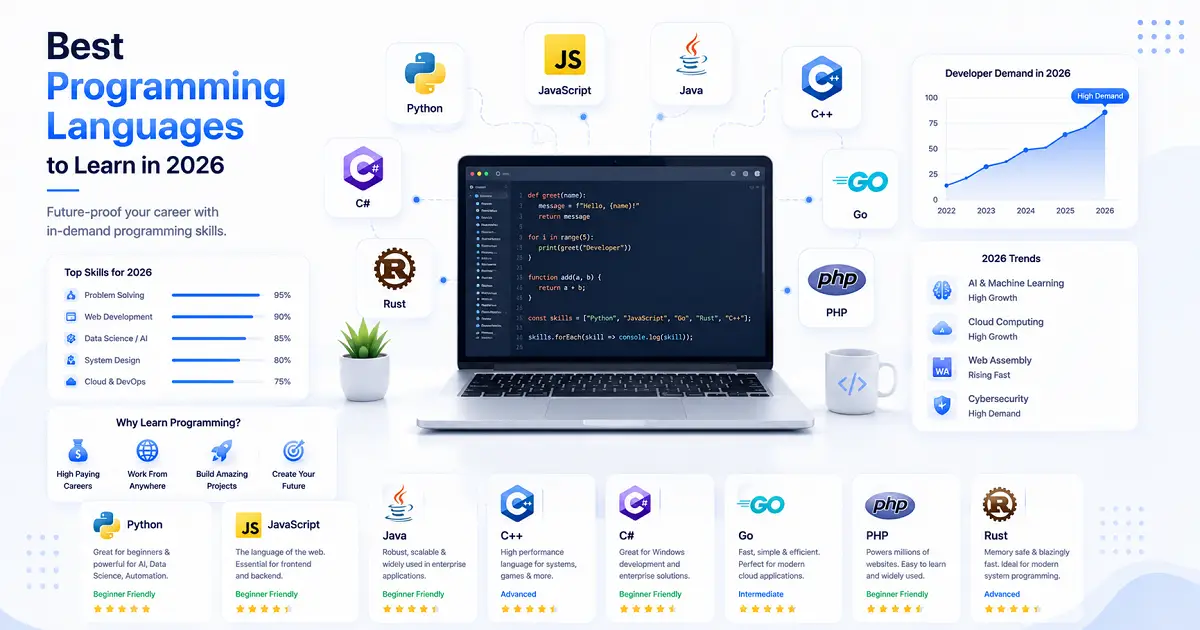 Best Programming Languages to Learn in 2026