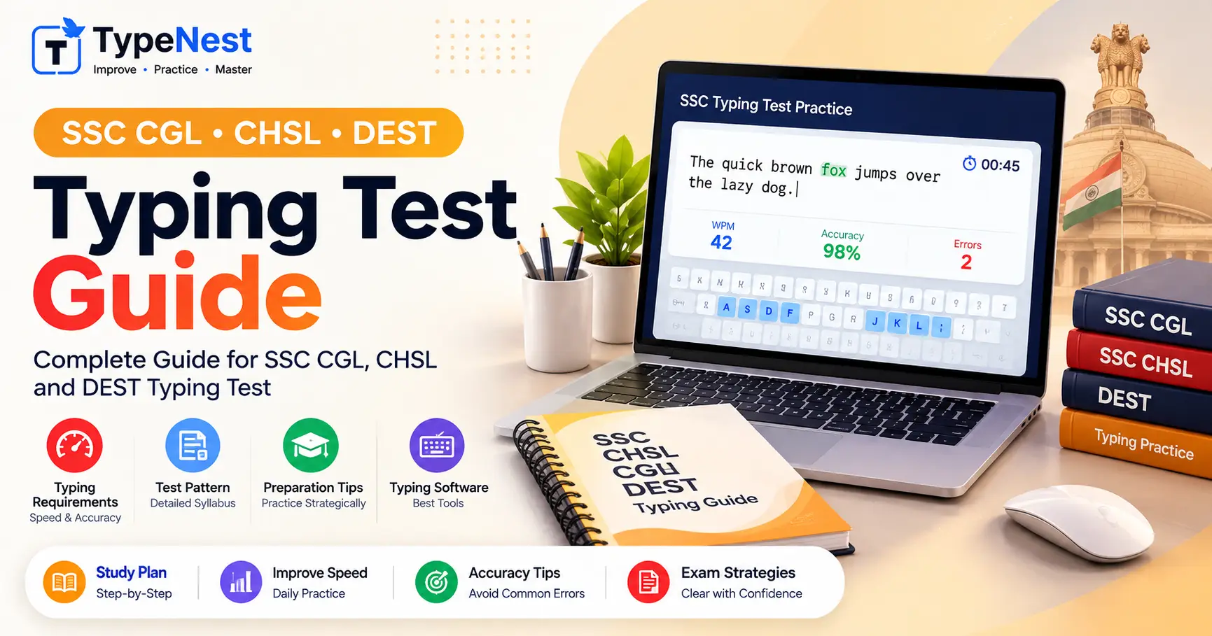 SSC CGL & CHSL DEST Typing Test Guide