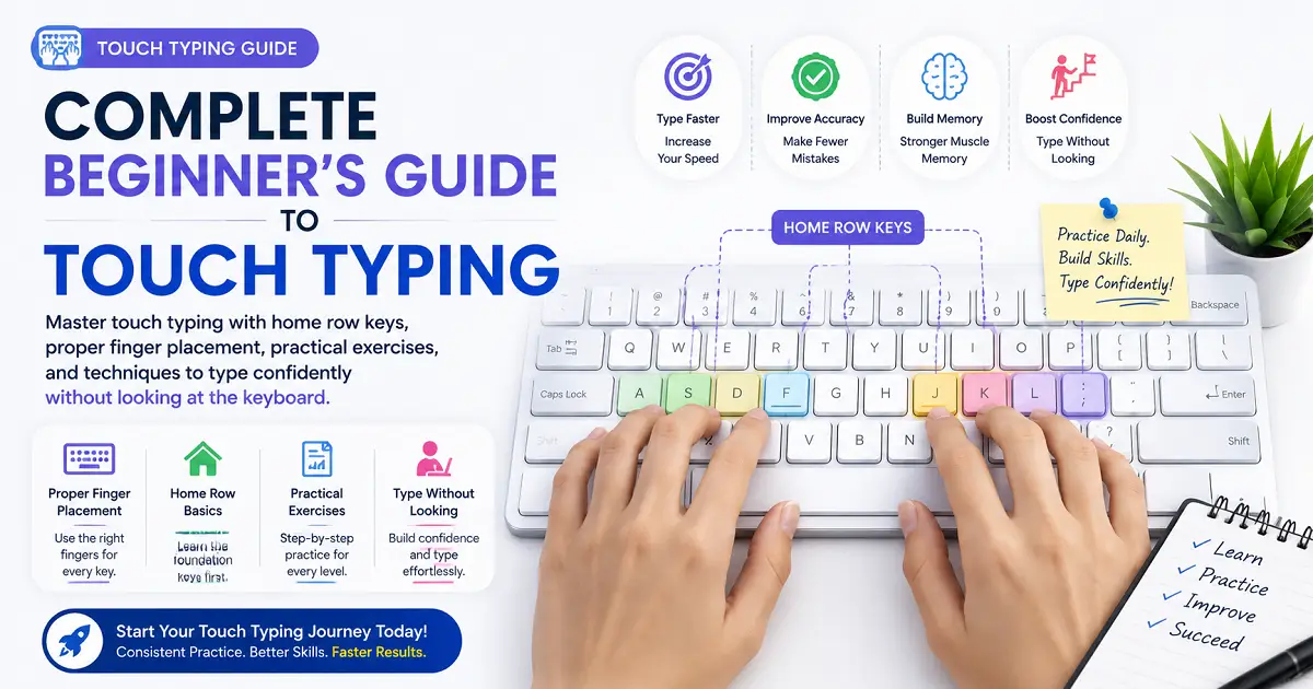 Complete Beginner's Guide to Touch Typing