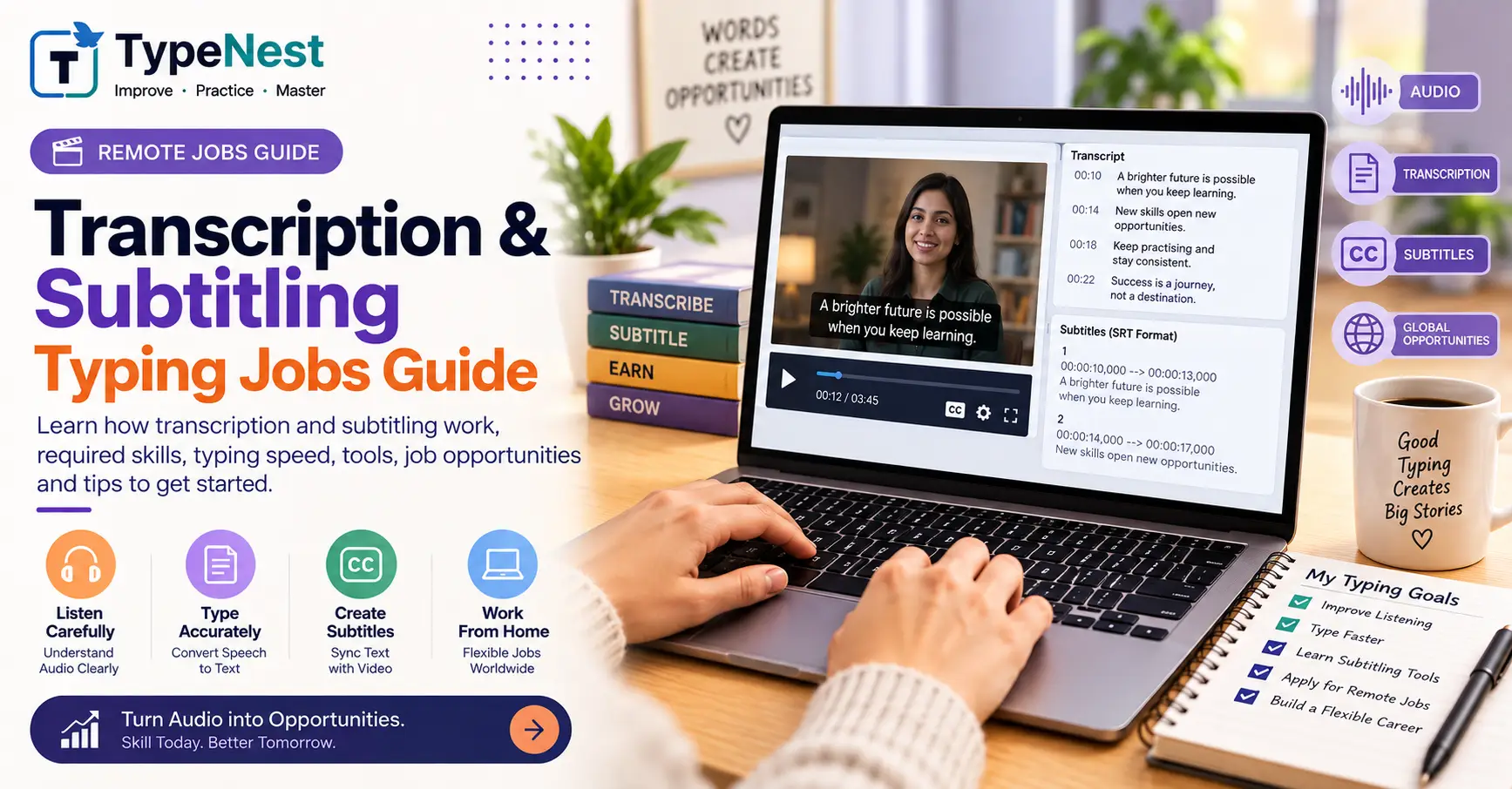 Earn Money with Freelance Transcription Jobs