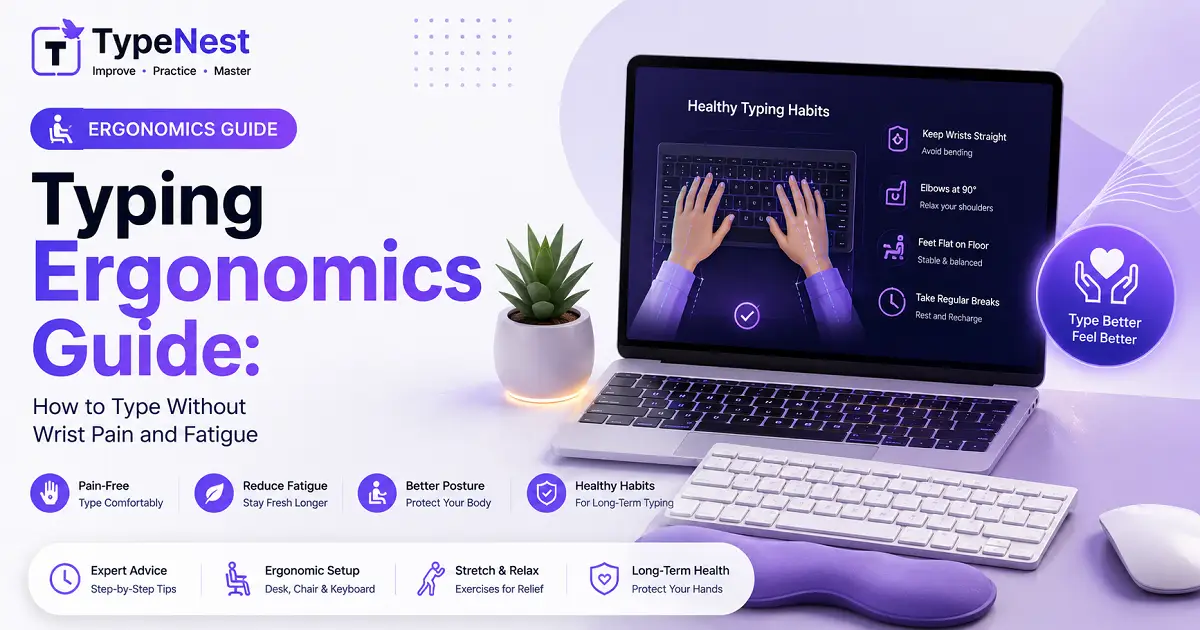 Typing Ergonomics Guide: How to Type Without Wrist Pain and Fatigue