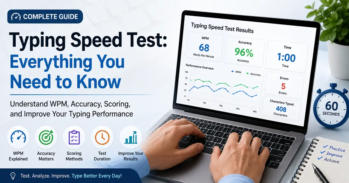 Typing Speed Test: Everything You Need to Know