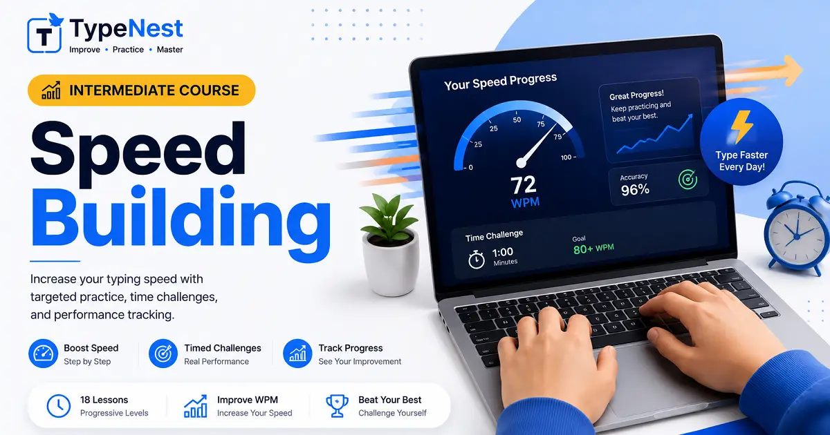 Typing Speed Building Course